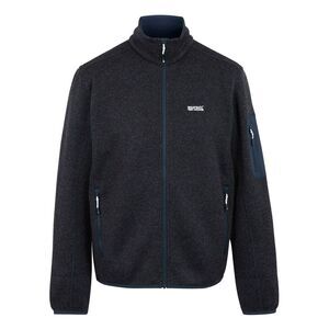 Regatta Mens Newhill Marl Full Zip Fleece Jacket / Navy